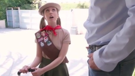 Daphne Dare came to sell scout cookies and was suggested with something better