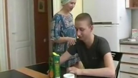 Russian Mother Fucked By Step Son