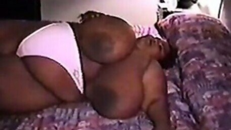 Big Black Woman With Massive Breasts