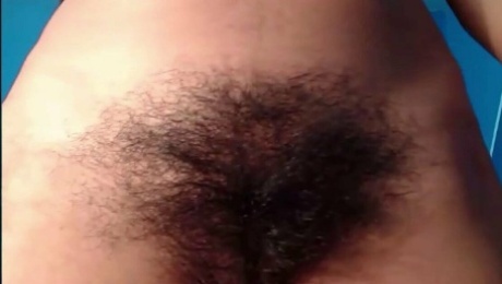 Mexican shows her hairy pussy