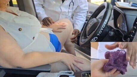 I took off my panty at the side of the road and gave it to a doctor, said he wanted it for research