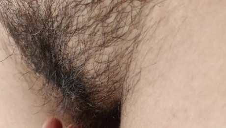 Fucking a hairy teen pussy and cum inside
