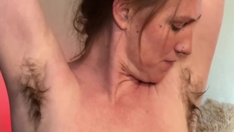 Sniff Lick Tongue Fuck Natural Hairy Armpits on Gorgeous Milf