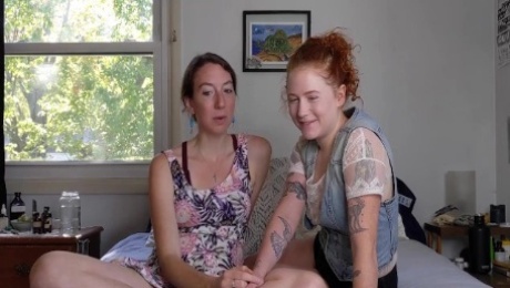 Homestead Babes Aisling & Rue Give Each Other Loving Sexual Touches