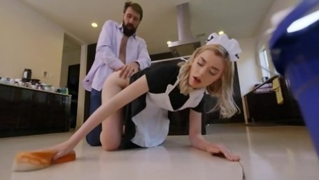Tiny Teen Girl Anny Aurora is A Very Assfucking Maid!