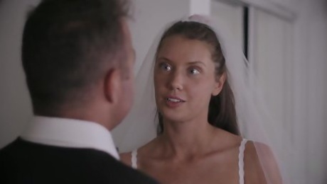 Leggy bride Elena Koshka crazy porn video