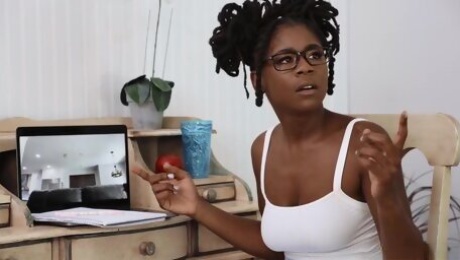 Passionate black whore Hazel Grace amazing sex video
